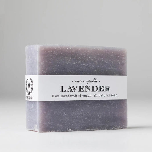 Handcrafted Natural Lavender Relaxing Bath Soap