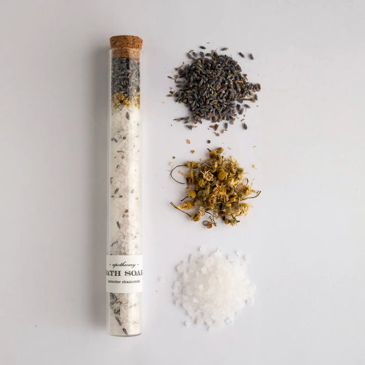 Natural Lavender Chamomile Relaxing Bath Soak Tube