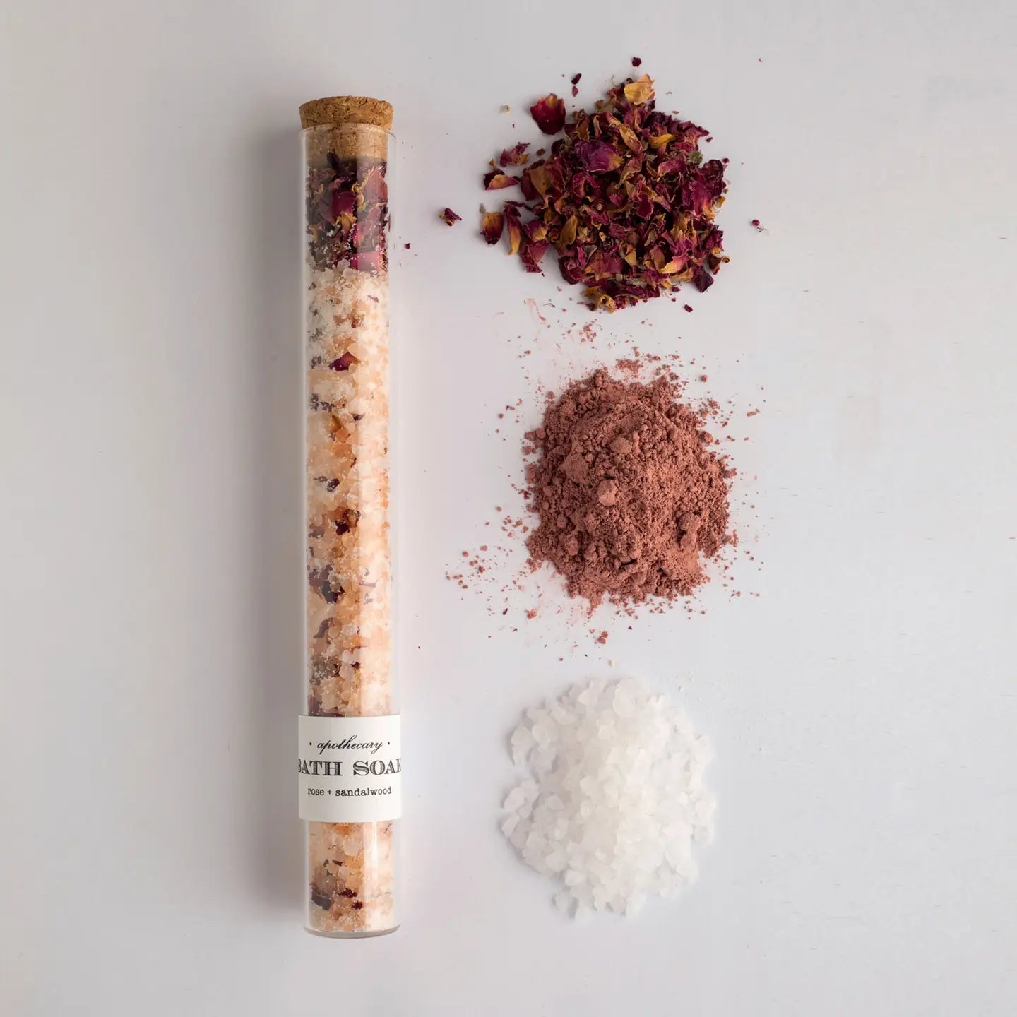 Rose Sandalwood Aromatherapy Bath Soak For Balance