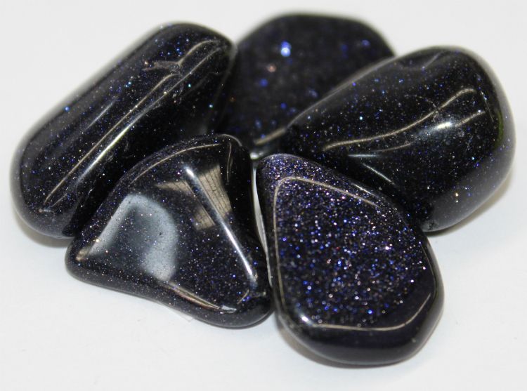 Goldstone Blue (Medium) - Tumbled