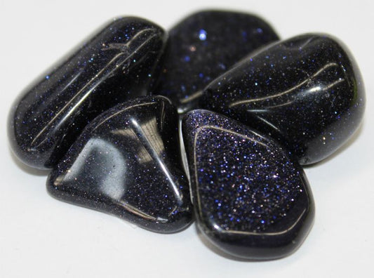 Goldstone Blue (Medium) - Tumbled