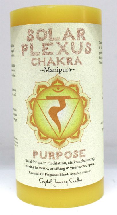 Solar Plexus Chakra Pillar Cand