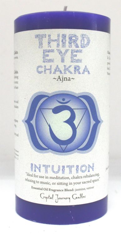 Third Eye Chakra Pillar Candle