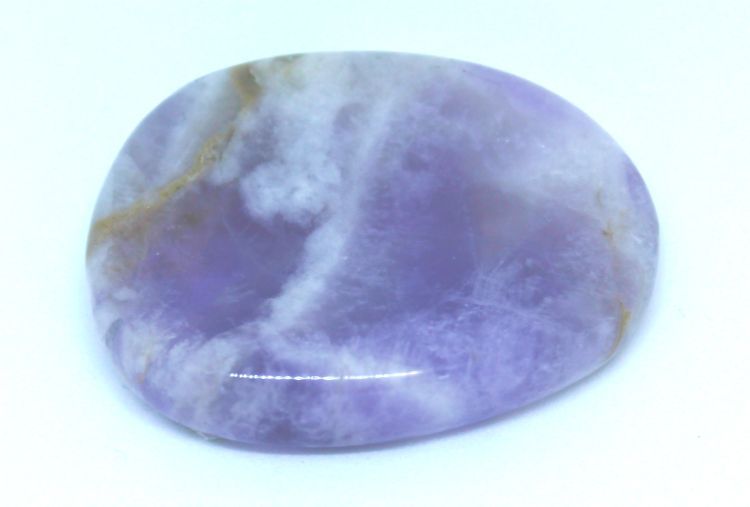 Chevron Amethyst Worry Stone