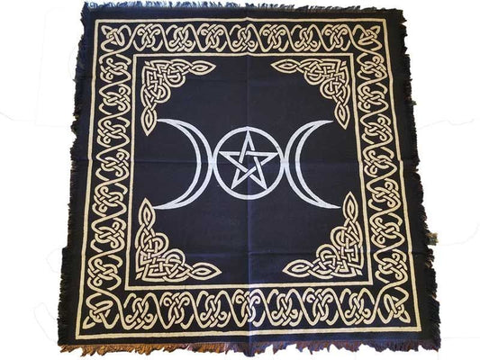 Triple Moon Pentagram Cloth