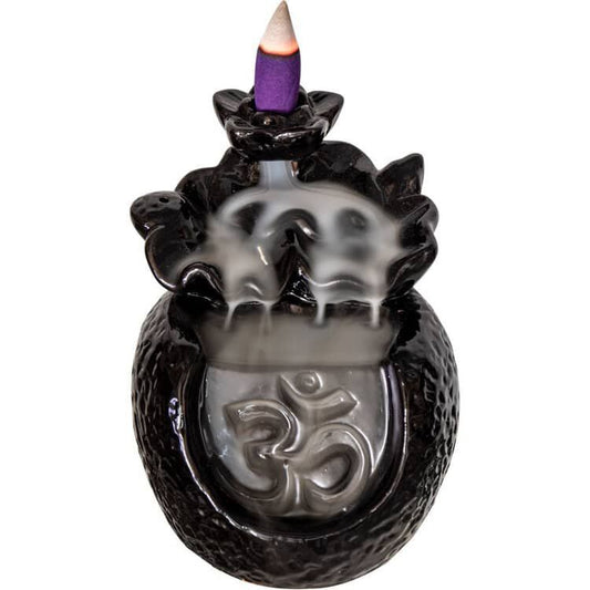 Om Waterfall Backflow Burner