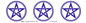 Three Pentagrams