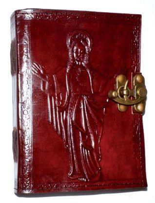 Jesus leather w/latch