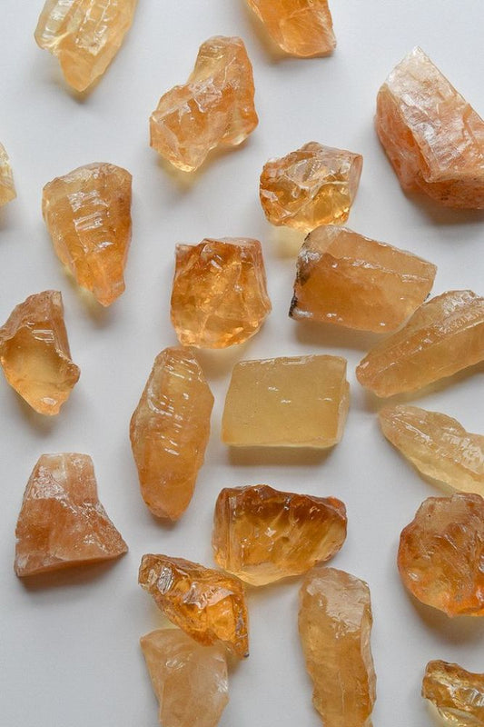 Calcite Honey Rough - Small