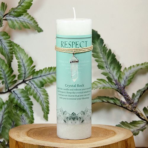 Respect Pillar w/Crystal Rock