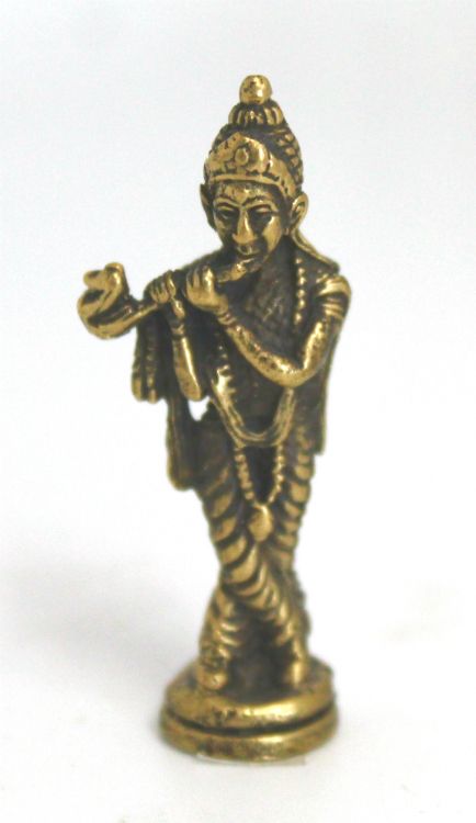 Krishna Mini Brass Figure