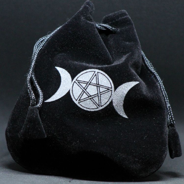 Triple Moon Pentagram Velvet Ba