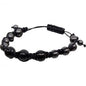 Adjustable Macrame Magnetic Hematite Bracelet