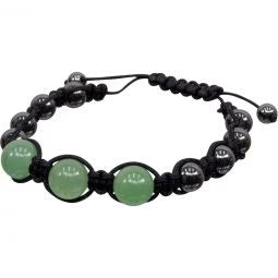 Adjustable Macrame Magnetic Hematite Bracelet