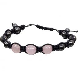 Adjustable Macrame Magnetic Hematite Bracelet