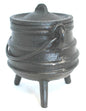 Ribbed Cast Iron Cauldron
