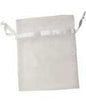 Small White Organza Pouch