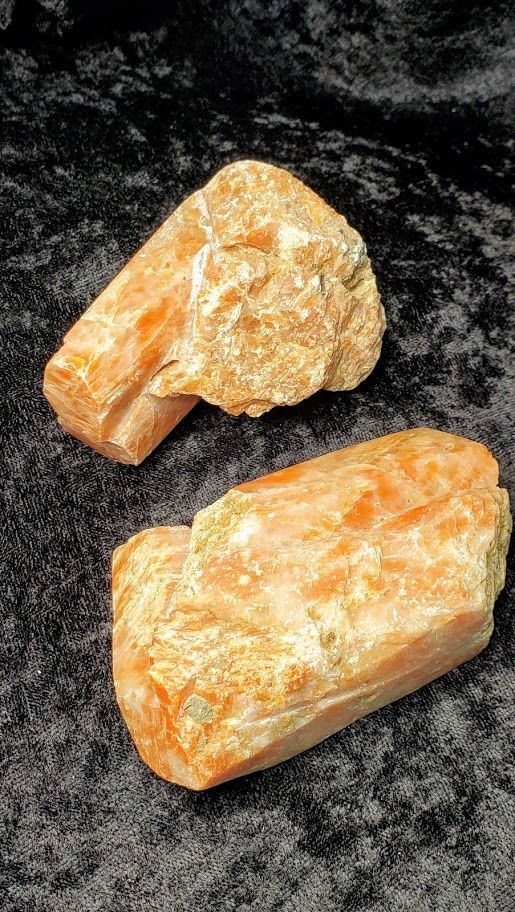 Orange Apatite Cluster Small