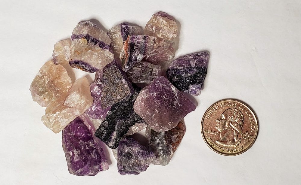 Rough Fluorite Chips 1oz