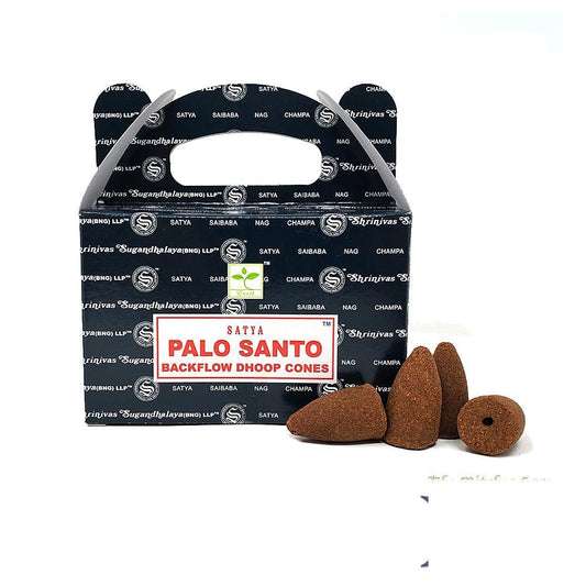 Satya Palo Santo Backflow Cones