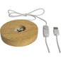 Large Wood LED Light Display Base