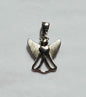 Sterling Silver Heart Angel Necklace