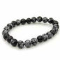 Snowflake Obsidian Bracelet