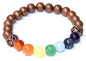 7 Chakra Copper Bead Bracelet