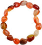 Carnelian Tumbled Stone Bracelet