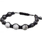 Adjustable Macrame Magnetic Hematite Bracelet