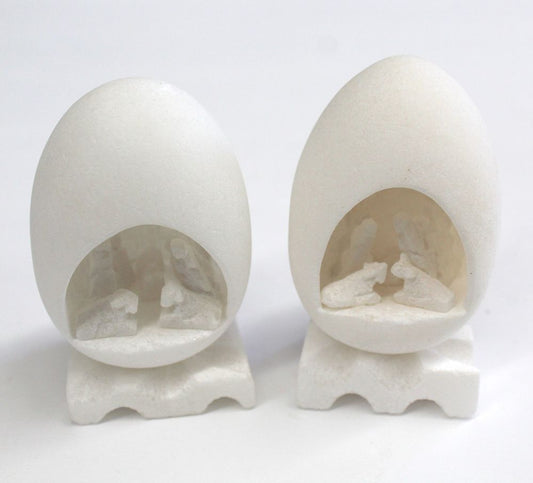 Egg Shaped Nativity