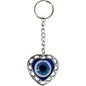 Heart Evil Eye Keychain