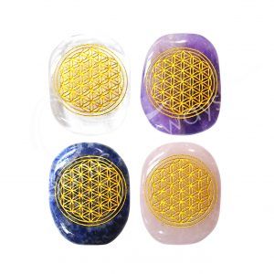 Flower of Life Worry Stone