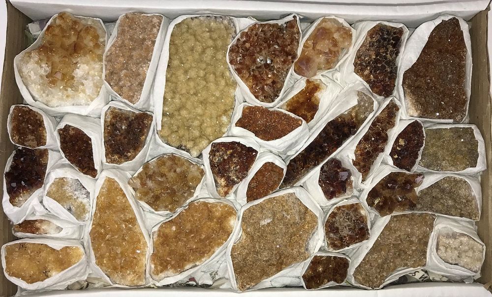 Citrine Druzy "A" Quality L