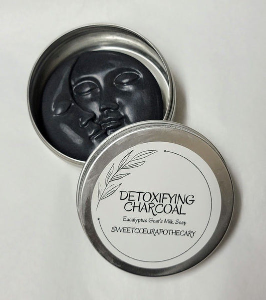 Charcoal Eucalyptus Moon Soap