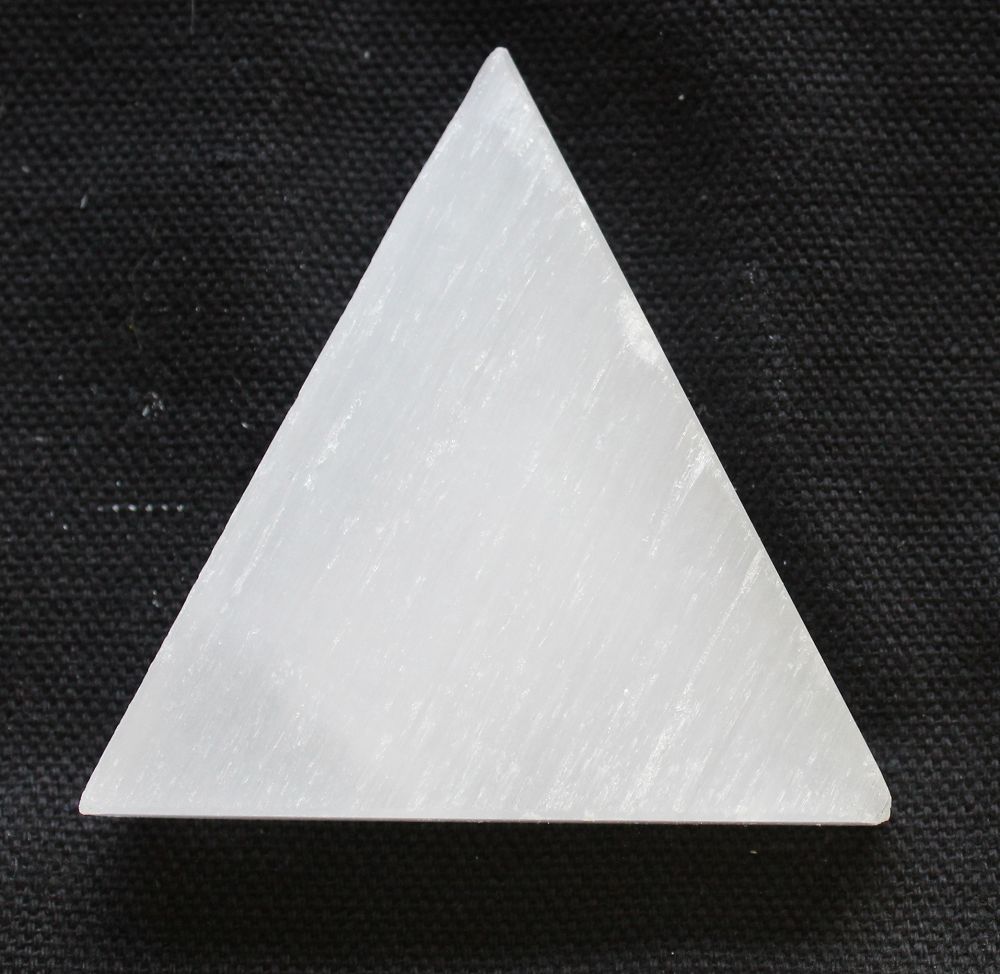 Selenite - Triangle Tile