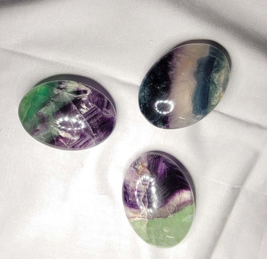Fluorite Palm Stone