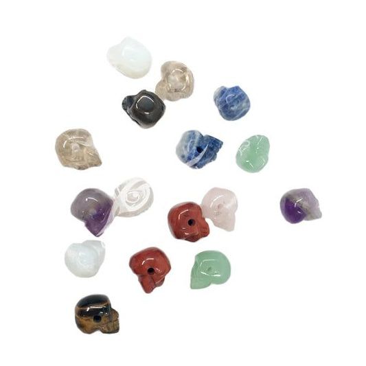 Gemstone Skull Bead - Assorted