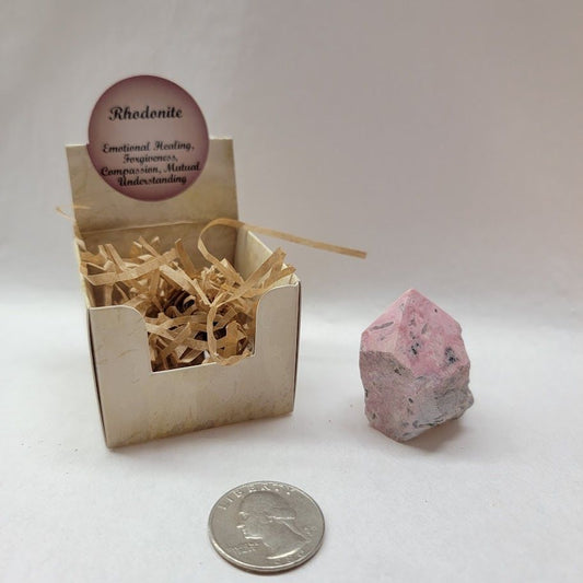 Rhodonite - Pyramid Gift Box