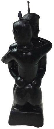 Erotic Couple Candle Black