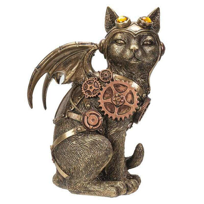Steampunk Cat with Wings