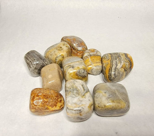 Onyx Grey & Yellow - Tumbled