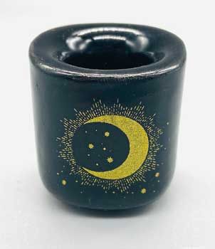 Moon & Star Black Chime Holder