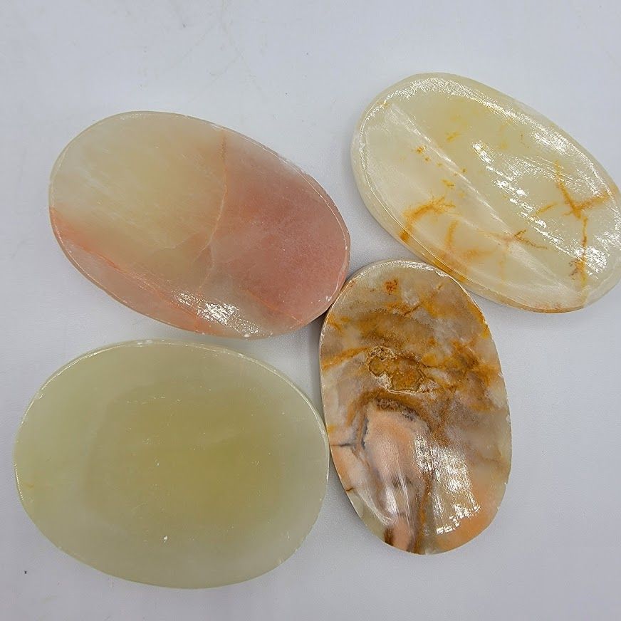 Green Onyx Worry Stone