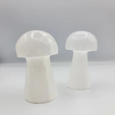 Gemstone Mushroom Carving (2" - 2.5")
