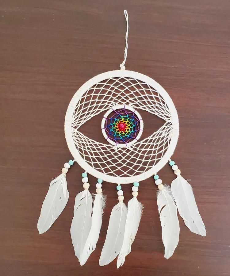 Cotton Evil Eye - Dreamcatcher