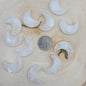 Gemstone Crescent Moon Carving - 1.5 Inch