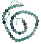 6mm Rainbow Fluorite Beads 6pk