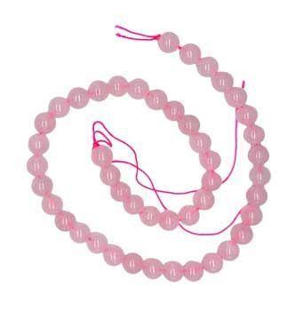 8mm Rose Quartz Beads 6pk