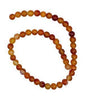 8mm Carnelian Beads 6pk